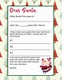 Letters To Santa Template – Free Printable
