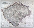 BÖHMEN. - Karte. "Das Königreich Böhmen". Gesamtkarte.: Art / Print ...