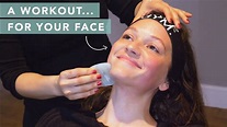 We tried FaceGym, the workout studio for your face - YouTube