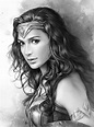Dibujos de Wonder Woman a Lápiz | La Mujer Maravilla 🥇