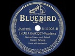 1941 HITS ARCHIVE: I Hear A Rhapsody - Dinah Shore - YouTube