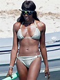 Naomi Campbell – Wearing Bikini in Ibiza – GotCeleb