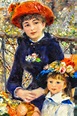 Pierre Auguste Renoir - Two Sisters (On the Terrace), 1881 at Art ...