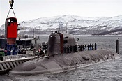 Project 885/Yasen I class SS(G)N Severodvinsk (K-560) with her ...