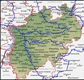 Nordrhein-Westfalen Map Federal States of Germany | Map of Germany