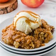 Quick & Easy Caramel Apple Crisp Recipe with Pie Filling and Oatmeal ...