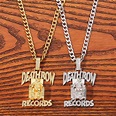 Death Row Records Chain Necklace Hip-hop Pendant 2pac Tupac - Etsy