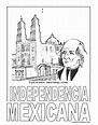 dibujos para colorear día de la Independencia México