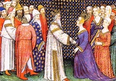 Childéric Ier et Basine de Thuringe, couronnement