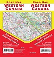 Western Canada, Canada Road Map - GM Johnson Maps