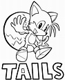 Miles Prower Tails Coloring Page - Free Printable Coloring Pages