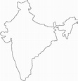 Blank Map of India - Free Printable Maps