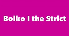 Bolko I the Strict - Spouse, Children, Birthday & More