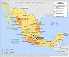 Mexico City area map - Map of Mexico City and surrounding areas (Mexico)