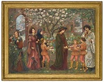 Marie Spartali Stillman (1844-1927) , The Enchanted Garden | Christie's
