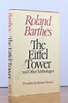 The Eiffel Tower and Other Mythologies by Roland Barthes | Richard ...