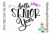 Hello Senior Year - So Fontsy