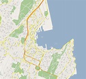 Carte Wellington - La carte de la ville de Wellington (NZ)