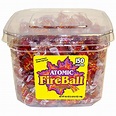 atomic fireballs cinnamon hard candy, 40 ounce tub - Walmart.com