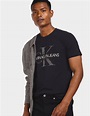 Buy Calvin Klein Men Black Slim Fit Monogram T-Shirt - NNNOW.com