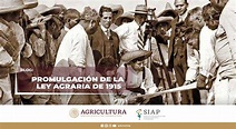 Promulgación de la Ley Agraria de 1915 | Servicio de Información ...
