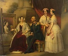 Retrato de la familia de José, duque de Sajonia-Altenburg | Family ...