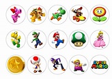 Super Mario – My Cupcake Toppers