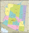 Detailed Map of Arizona State - Ezilon Maps