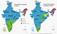Most Spoken Languages in India Mapped - Vivid Maps