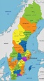 Suecia Mapa