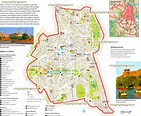 Map of New Delhi tourist: attractions and monuments of New Delhi