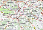 MICHELIN-Landkarte Metzingen - Stadtplan Metzingen - ViaMichelin