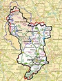 A Map of Derbyshire England. Derbyshire UK Map