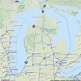 Map of Michigan | MapQuest | Alpena, Map of michigan, Traverse city camping