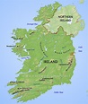 Ireland Physical Map