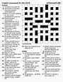 Free Cryptic Crosswords To Print | Printable Crossword Puzzles Online