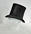 Sombrero de copa para hombre de la década de 1880 hecho en | Etsy