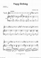 Happy Birthday free sheet music to download for piano, voice or other ...