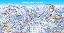 Zillertal ski map - Ontheworldmap.com