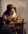 The Lacemaker by VERMEER, Johannes