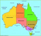 Landkarte Australien | My blog