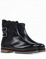 Agl attilio giusti leombruni Leather Ankle Boots in Black | Lyst
