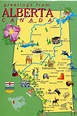 Alberta Tourist Map - Canada Express™