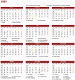 Kalender 2023 mit Feiertagen zum ausdrucken | PDF, JPG