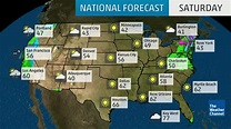 10 Day Us Weather Map - World Map