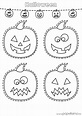 Dibujos de calabazas de Halloween para recortar - PAPELISIMO