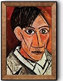 Amazon.com: wall26 - Self Portrait, 1901 by Pablo Picasso - Cubism ...