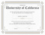 11 Free Printable Degree Certificates Templates | Hloom