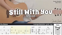Still With You - Jungkook | Fingerstyle Guitar | TAB + Chords + Lyrics ...