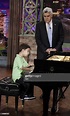 Six year old piano prodigy Ethan Bortnick with host Jay Leno on May ...